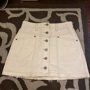 Abercrombie & Fitch White Skirt